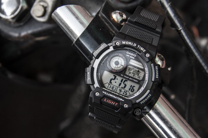 Đồng hồ Casio AE-1400WH-1AVDF giá rẻ, miễn phí thay pin - Ảnh 1
