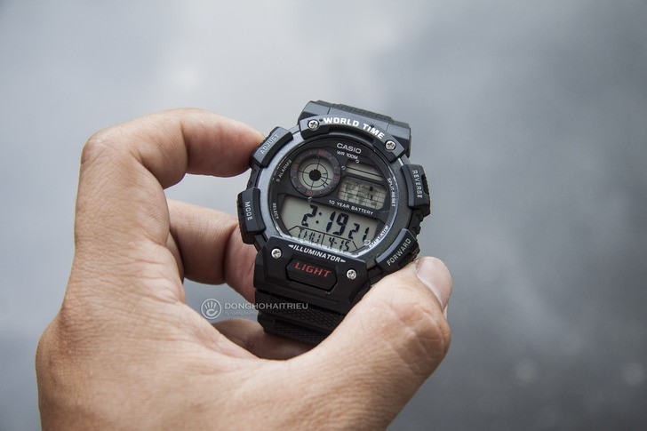 Đồng hồ Casio AE-1400WH-1AVDF giá rẻ, miễn phí thay pin - Ảnh 5