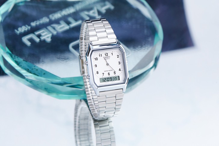 Đồng hồ Casio AQ 230 giá rẻ, được miễn phí thay pin - Ảnh 1