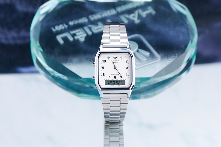 Đồng hồ Casio AQ 230 giá rẻ, được miễn phí thay pin - Ảnh 2