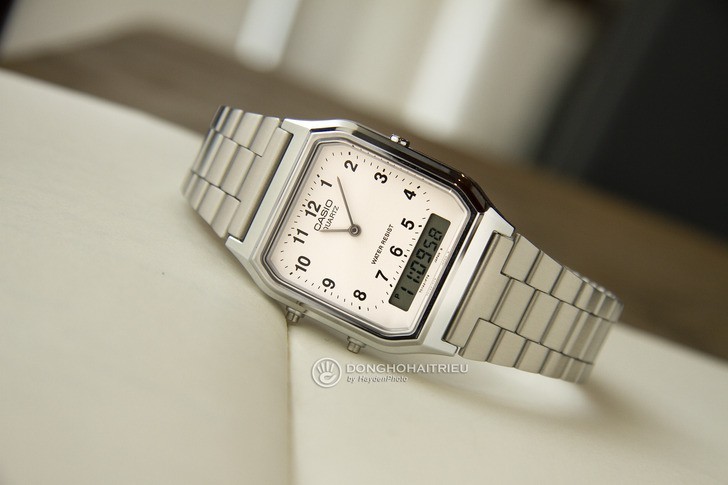 Đồng hồ Casio AQ 230 giá rẻ, được miễn phí thay pin - Ảnh 8
