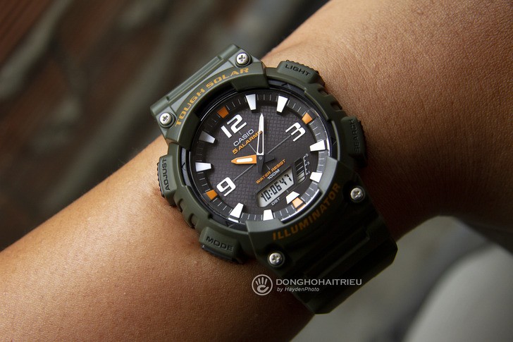 Đồng hồ Casio AQ-S810W-3AVDF năng lượng ánh sáng bền bỉ - Ảnh 2