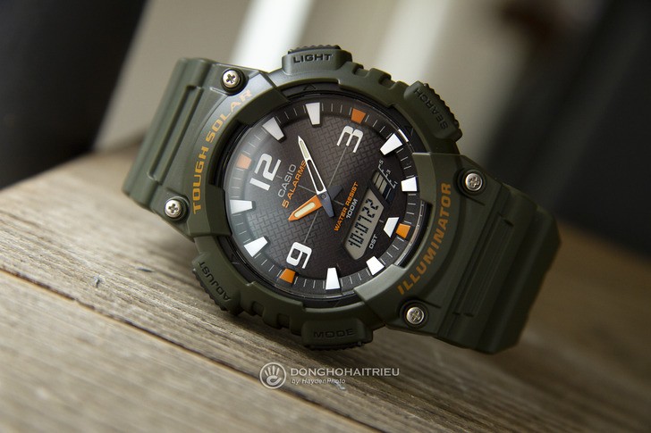 Đồng hồ Casio AQ-S810W-3AVDF năng lượng ánh sáng bền bỉ - Ảnh 7