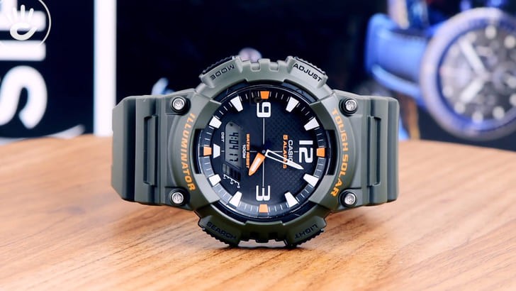 Đồng hồ Casio AQ-S810W-3AVDF năng lượng ánh sáng bền bỉ - Ảnh 8