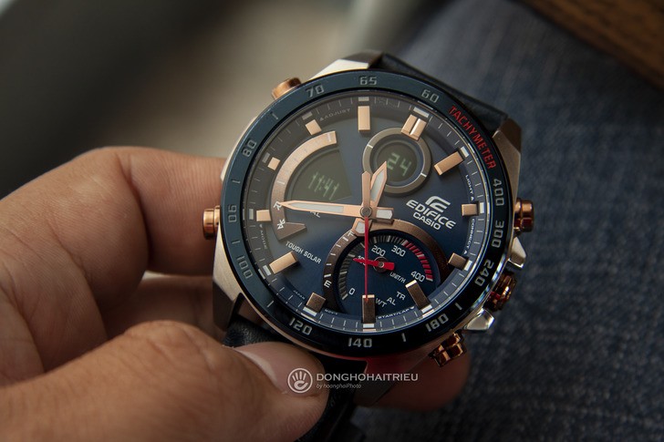 Đồng hồ Casio ECB-900BL-2ADR siêu tính năng, pin tự động sạc - Ảnh 6
