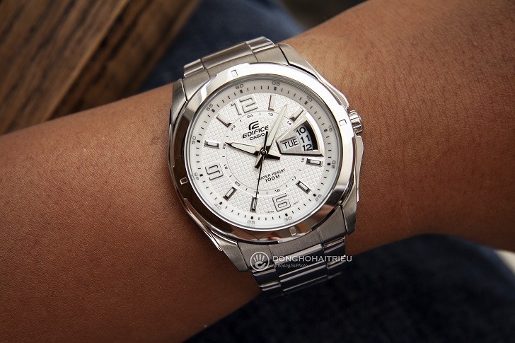 Đồng hồ Casio EF-129D-7AVUDF giá rẻ, miễn phí thay pin - Ảnh: 4