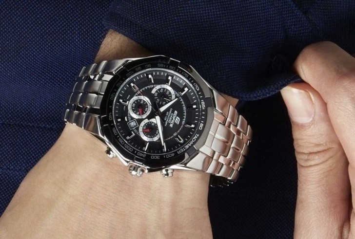 Đồng hồ Casio Edifice EF-540D-1AVUDF bảo hành 5 năm, Free thay pin - Ảnh: 1