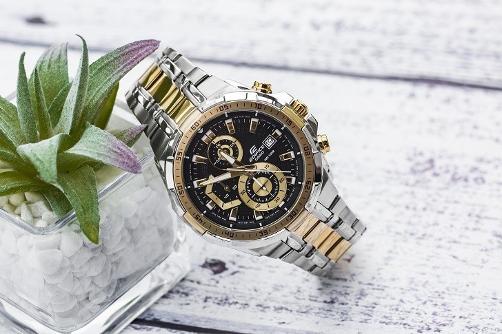 Đồng hồ Casio EFR-539SG-1AVUDF chống nước 100m, đi bơi - Ảnh: 1
