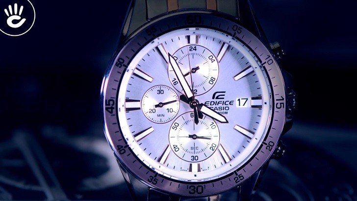 Đồng hồ Casio Edifice EFR-546SG-7AVUDF thay pin miễn phí - Ảnh 3
