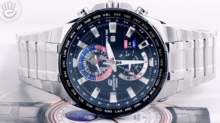 Đồng hồ Casio EFR-550D-1AVUDF giá rẻ, thay pin miễn phí - Ảnh 3