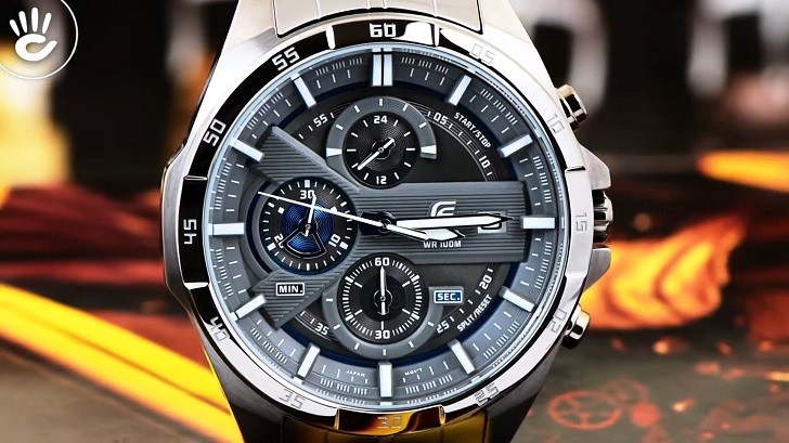 Mẫu Casio EFR-556GY-1AVUDF tiện ích Chronograph, dạ quang- Ảnh 3