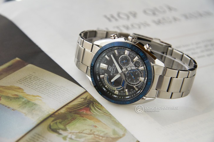 Đồng hồ Casio EFR-570DB-1BVUDF thiết kế thể thao ấn tượng - Ảnh 1