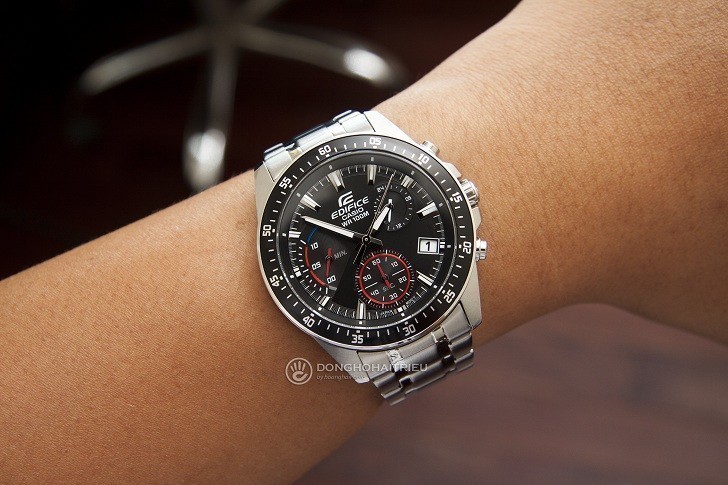 Đồng hồ Casio EFV-540D-1AVUDF giá rẻ, thay pin miễn phí - Ảnh: 5