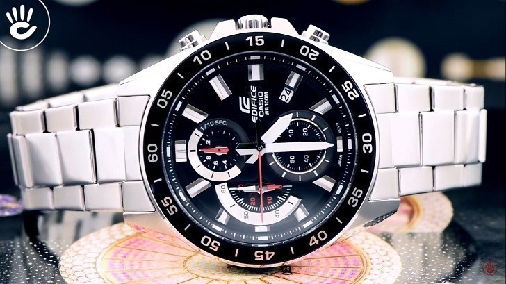 Đồng hồ Casio EFV-550D-1AVUDF giá rẻ, thay pin miễn phí - Ảnh 1