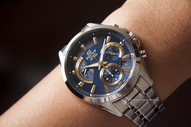Đồng hồ Casio Edifice EFV-580D-2AVUDF chronograph wr100m - Ảnh: 6