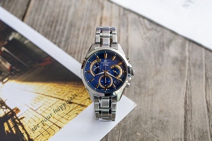 Đồng hồ Casio Edifice EFV-580D-2AVUDF chronograph wr100m - Ảnh: 5