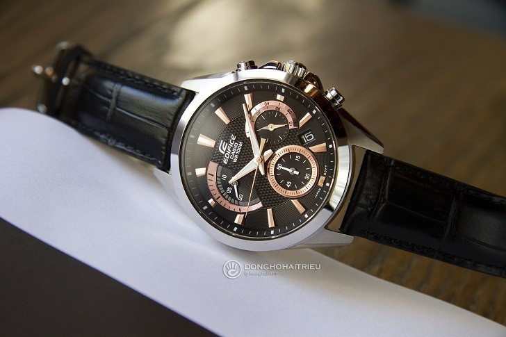 Đồng hồ Casio Edifice EFV-580L-1AVUDF chống nước 10ATM - Ảnh: 3