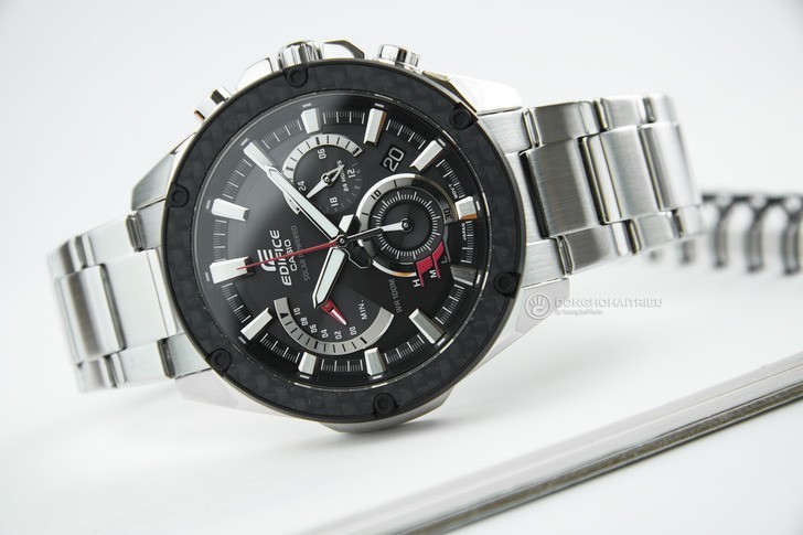 Đồng hồ Casio EQS-910D-1AVUDF năng lượng ánh sáng bền bỉ - Ảnh 1