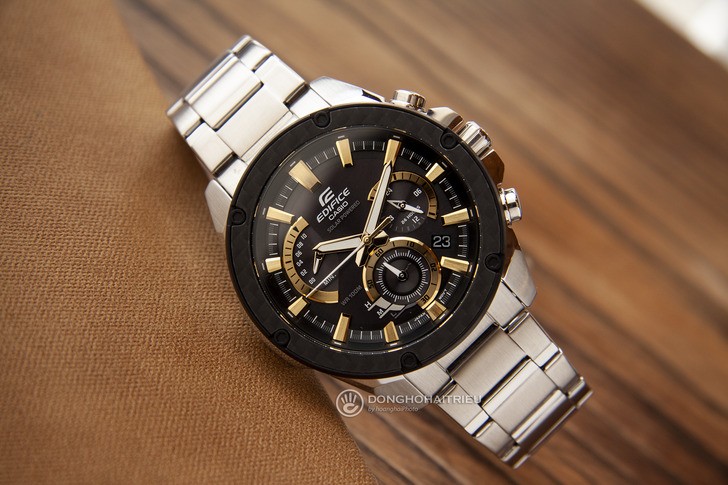 Đồng hồ Casio EQS-910D-1BVUDF máy năng lượng ánh sáng bền bỉ - Ảnh 1
