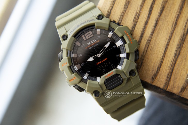 Đồng hồ Casio HDC-700-3A2VDF màu xanh quân đội thời thượng - Ảnh 1