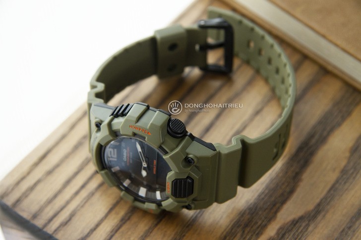 Đồng hồ Casio HDC-700-3A2VDF màu xanh quân đội thời thượng - Ảnh 5