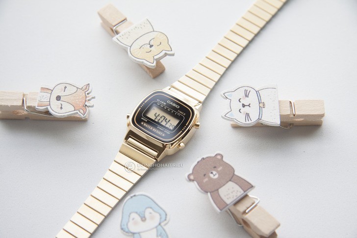 Đồng hồ nữ Casio LA670WGA-1DF giá rẻ, thay pin miễn phí - Ảnh 4