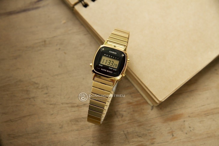 Đồng hồ nữ Casio LA670WGAD-1DF giá rẻ, thay pin miễn phí - Ảnh 1