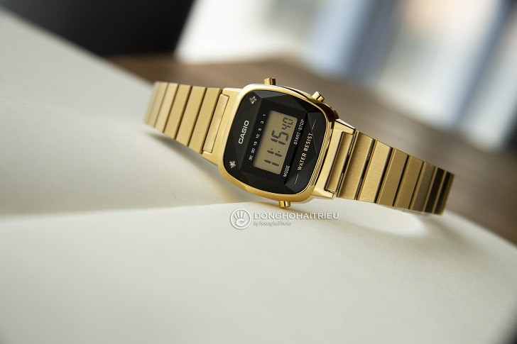 Đồng hồ nữ Casio LA670WGAD-1DF giá rẻ, thay pin miễn phí - Ảnh 3