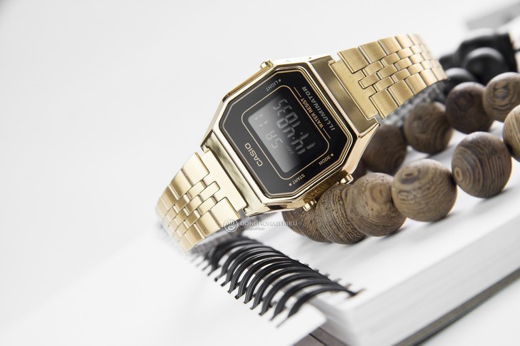 Đồng hồ nữ Casio LA680WGA-1BDF giá rẻ, thay pin miễn phí - Ảnh 2