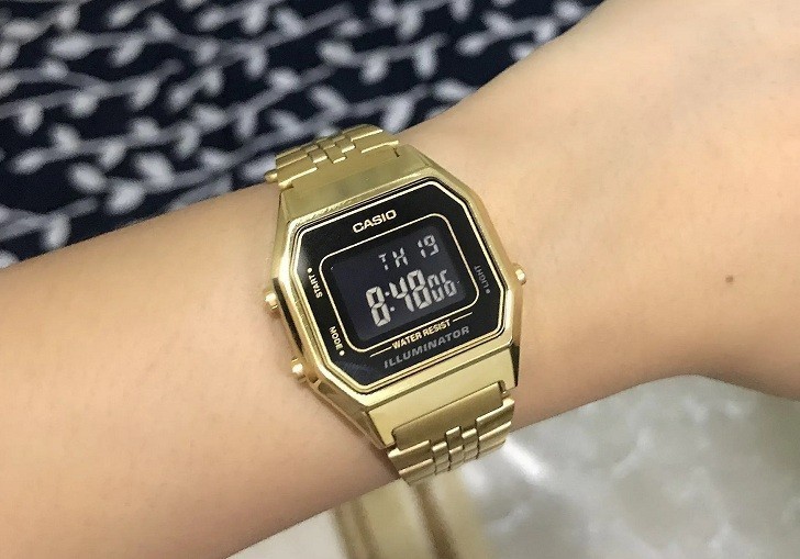 Đồng hồ nữ Casio LA680WGA-1BDF giá rẻ, thay pin miễn phí - Ảnh 6