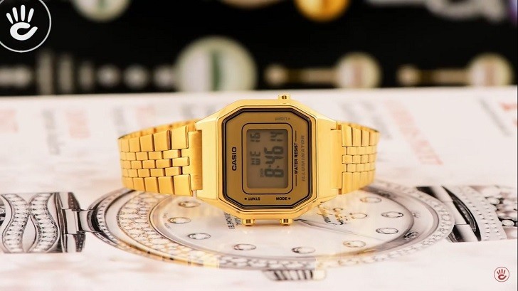Đồng hồ nam Casio LA680WGA-9DF giá rẻ, thay pin miễn phí - Ảnh 1