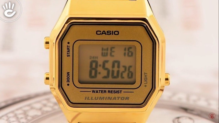 Đồng hồ nam Casio LA680WGA-9DF giá rẻ, thay pin miễn phí - Ảnh 3
