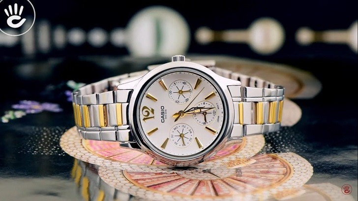 Đồng hồ Casio LTP-2085SG-7AVDF giá rẻ, thay pin miễn phí - Ảnh 1
