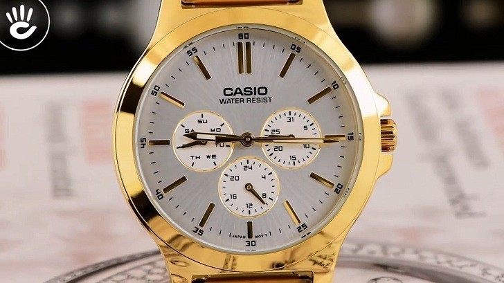 Đồng hồ Casio LTP-V300G-7AUDF thay pin miễn phí trọn đời - Ảnh 4