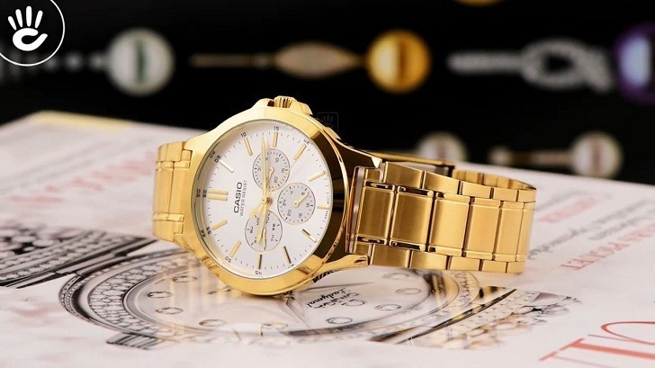 Đồng hồ Casio LTP-V300G-7AUDF thay pin miễn phí trọn đời - Ảnh 5