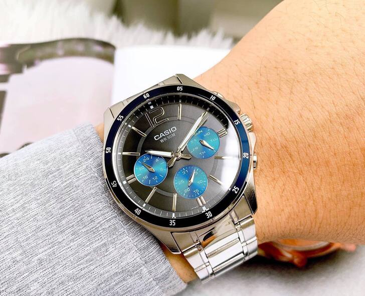 Đồng hồ Casio MTP-1374D-2AVDF giá rẻ, thay pin miễn phí - Ảnh 2