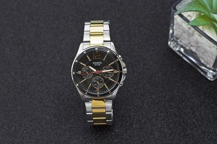 Đồng hồ Casio MTP-1374SG-1AVDF giá rẻ, thay pin miễn phí - Ảnh 1