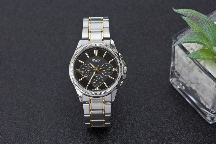 Đồng hồ Casio MTP-1375SG-1AVDF giá rẻ, thay pin miễn phí - Ảnh: 1