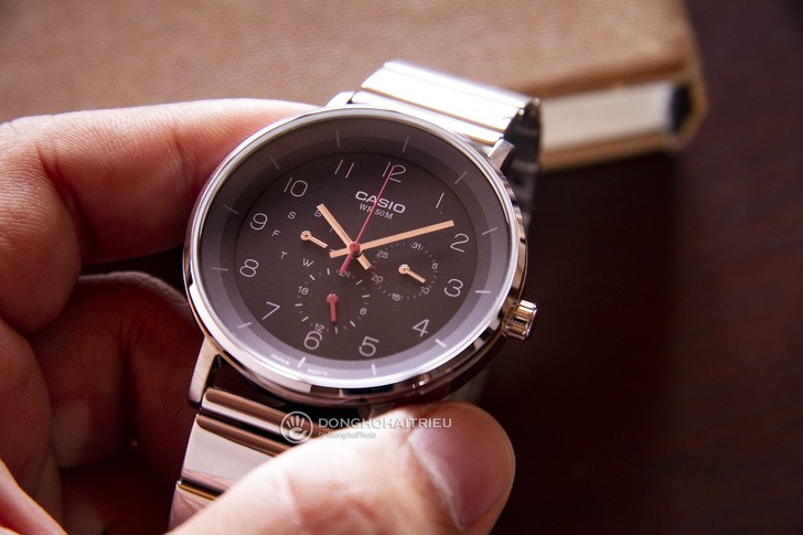 Đồng hồ Casio MTP-E314D-1BVDF giá rẻ, free thay pin trọn đời - Ảnh 1
