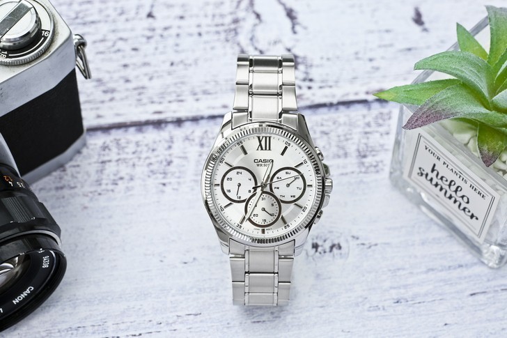 Đồng hồ Casio MTP-E315D-7AVDF giá rẻ, thay pin miễn phí - Ảnh 1