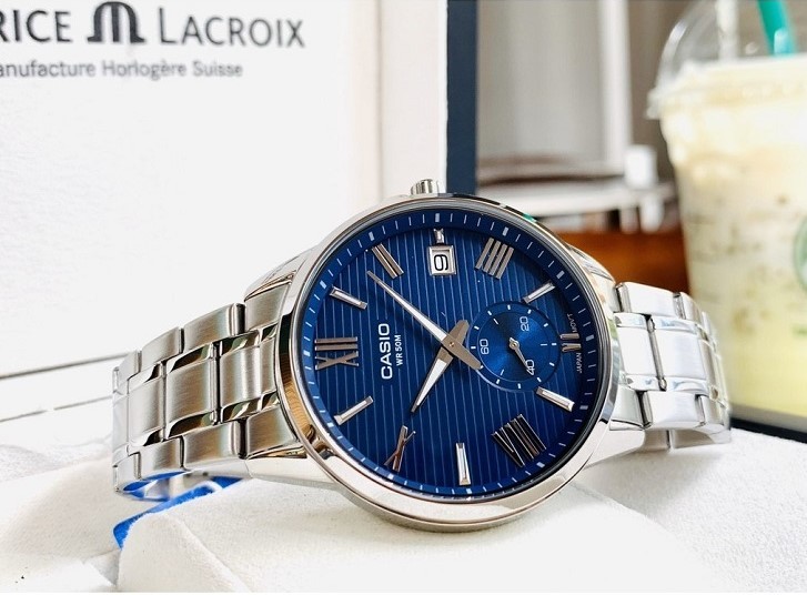 Casio MTP-EX100D-2AVDF đồng hồ thời trang tích hợp nhiều tính năng - Ảnh 1