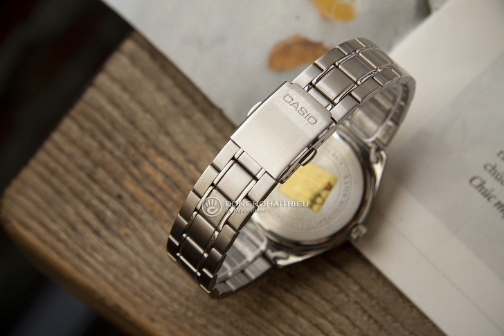 Đồng hồ Casio MTP-SW340D-1AVDF kim loại mạ bạc sang trọng - Ảnh 4