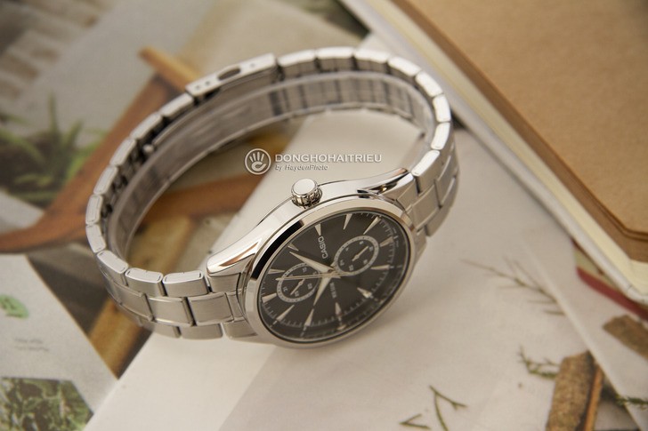 Đồng hồ Casio MTP-SW340D-1AVDF kim loại mạ bạc sang trọng - Ảnh 5
