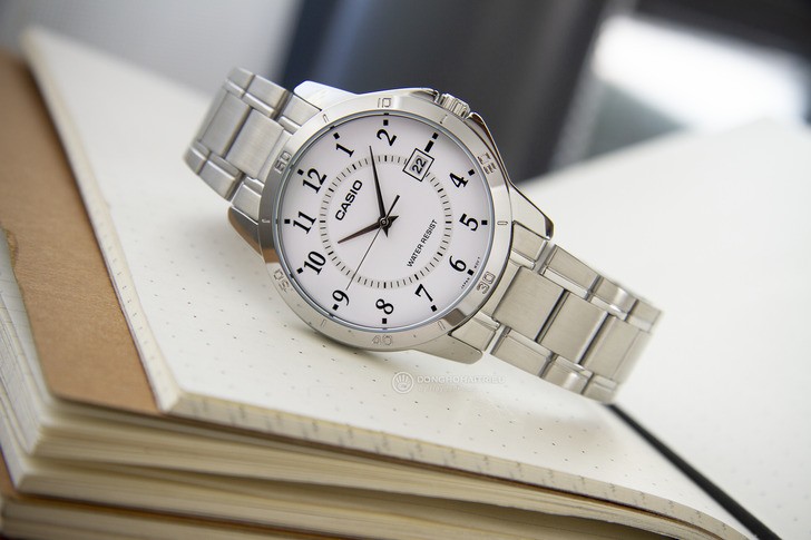 Đồng hồ Casio MTP-V004D-7BUDF giá rẻ, thay pin miễn phí - Ảnh 1