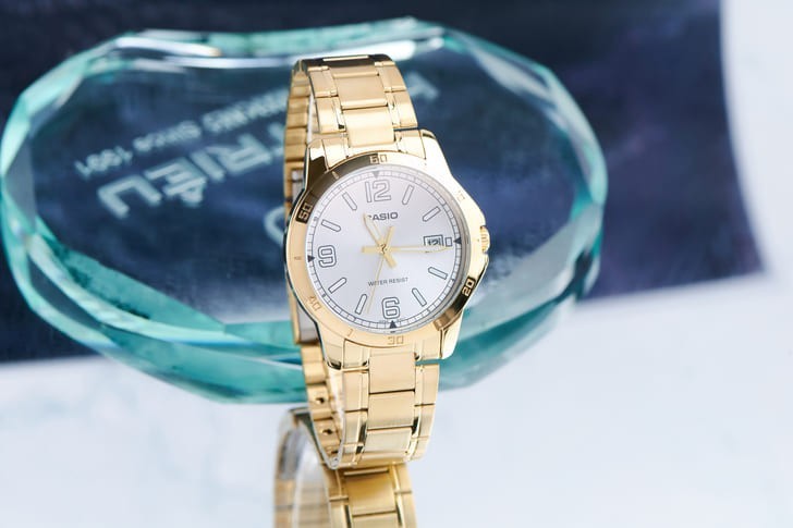 Đồng hồ Casio MTP-V004G-7B2UDF miễn phí thay pin trọn đời - Ảnh 1