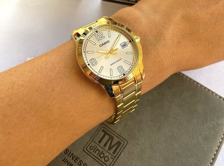 Đồng hồ Casio MTP-V004G-7B2UDF miễn phí thay pin trọn đời - Ảnh 2