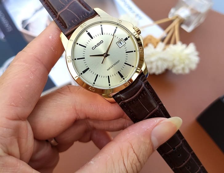 Đồng hồ Casio MTP-V004GL-7AUDF giá rẻ, thay pin miễn phí - Ảnh 2