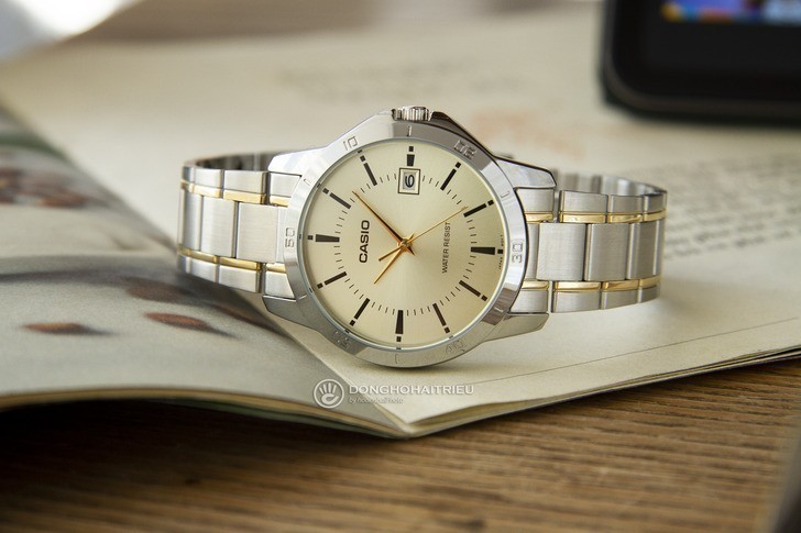 Đồng hồ Casio MTP-V004SG-9AUDF thay pin miễn phí trọn đời - Ảnh 1