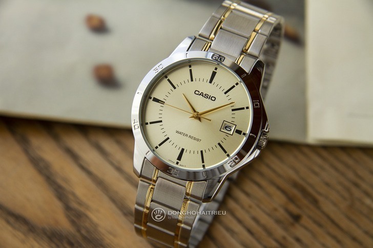 Đồng hồ Casio MTP-V004SG-9AUDF thay pin miễn phí trọn đời - Ảnh 2