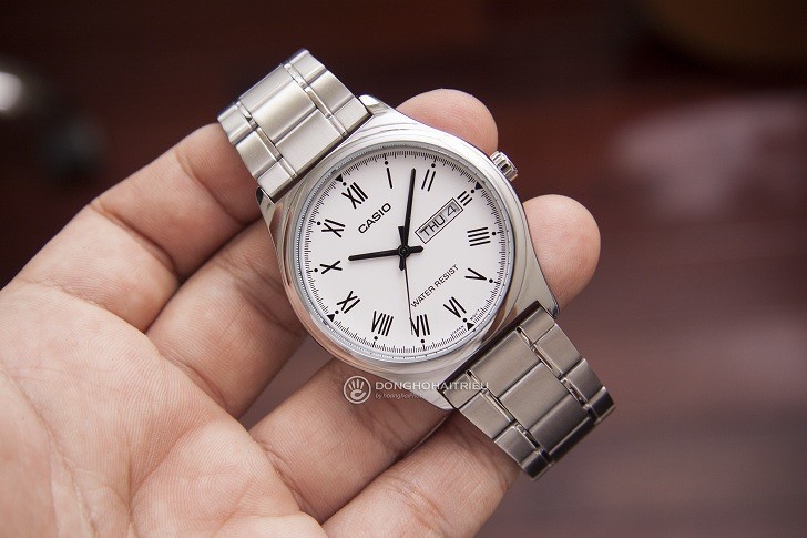 Đồng hồ Casio MTP-V006D-7BUDF giá rẻ, thay pin miễn phí - Ảnh 1
